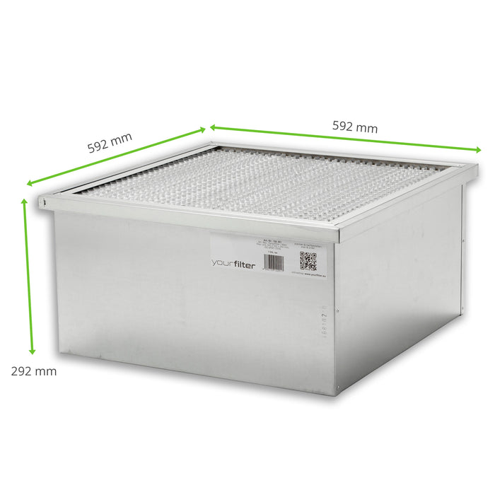 Hauptfilter, 592 x 592 x 292 mm, ISO ePM1(55%), KEMPER SINOTEC EUROTRONIC