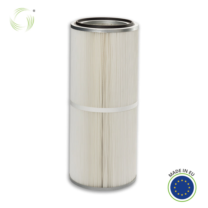 Filter cartridge, 325 x 750 mm, polyester fleece oil/water, PLYMOVENT EUROMATE Lincoln Oerlikon
