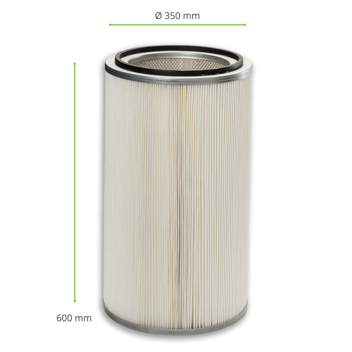 Filter cartridge, 350 x 600 mm, ePTFE, KEMPER