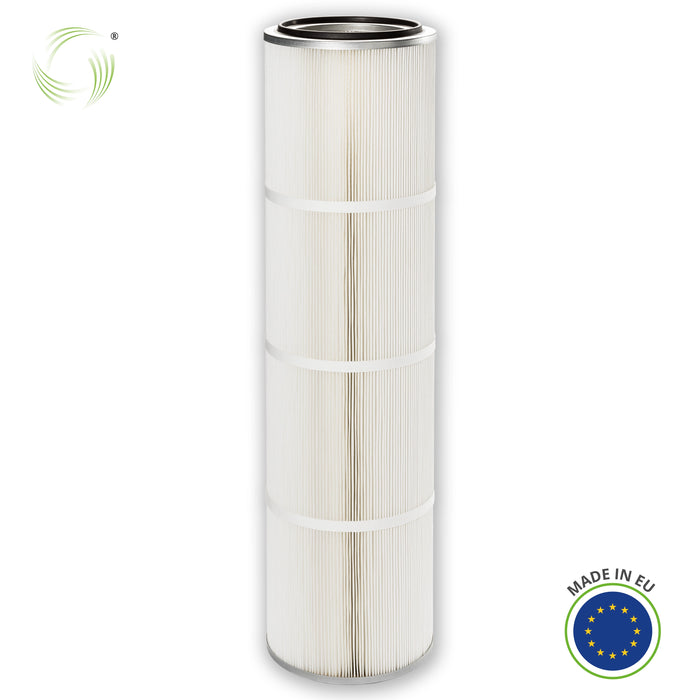 Filterpatrone, 327 x 1200 mm, Cellulose/Polyester mit Nanobeschichtung (flammhemmend), TEKA