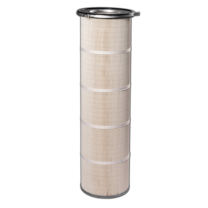 Filterpatroon | 325 x 1.200 mm | Polyester / Cellulose | 3-beugel aluminium flens | Geschikt voor Novus