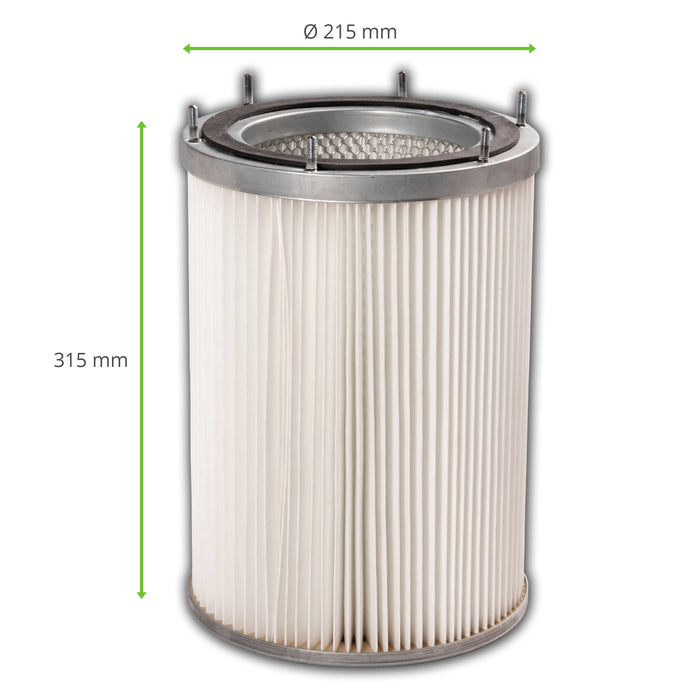 Filter cartridge, 215 x 315 mm, ePTFE, suitable for KEMPER Dusty / Dusty Evo