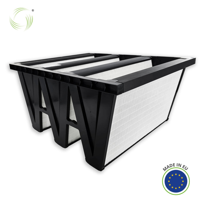 Cella filtro compatta, 490 x 592 x 292 mm, ISO ePM1 80% (F9), WOLF TROX Viessmann Airflow HELIOS